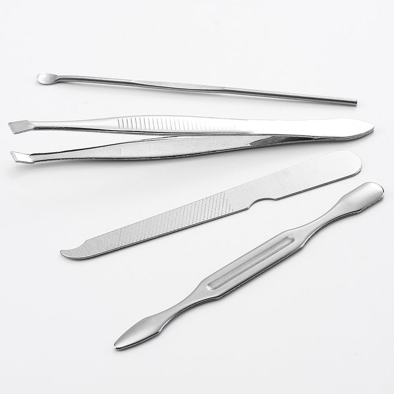 QLL 3 Pack 7Pcs Manicure Set, Stainless Steel Nail Clipper Set with case, Personal Pedicure Kit for Women Men Girls Travel - Image 3